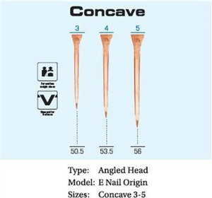 Mustad Copper Concave Nails